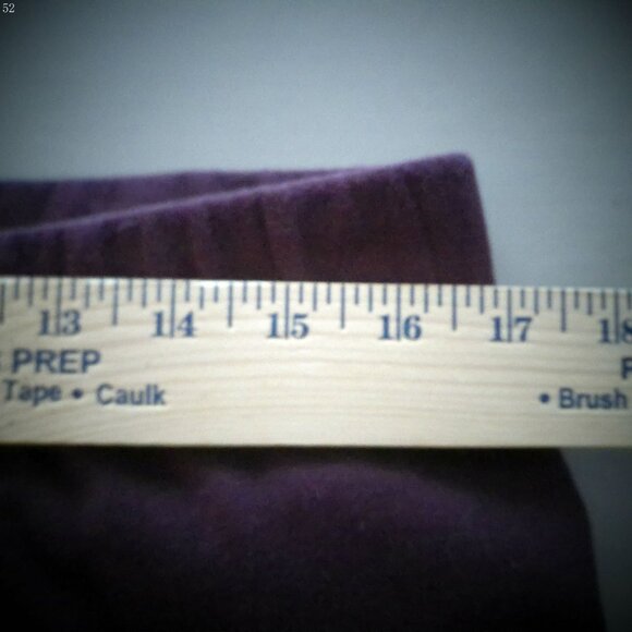 OLD NAVY Pull-on Style Stretch Fleece Lined Burgundy Ankle Length Pants XL - Picture 5 of 7